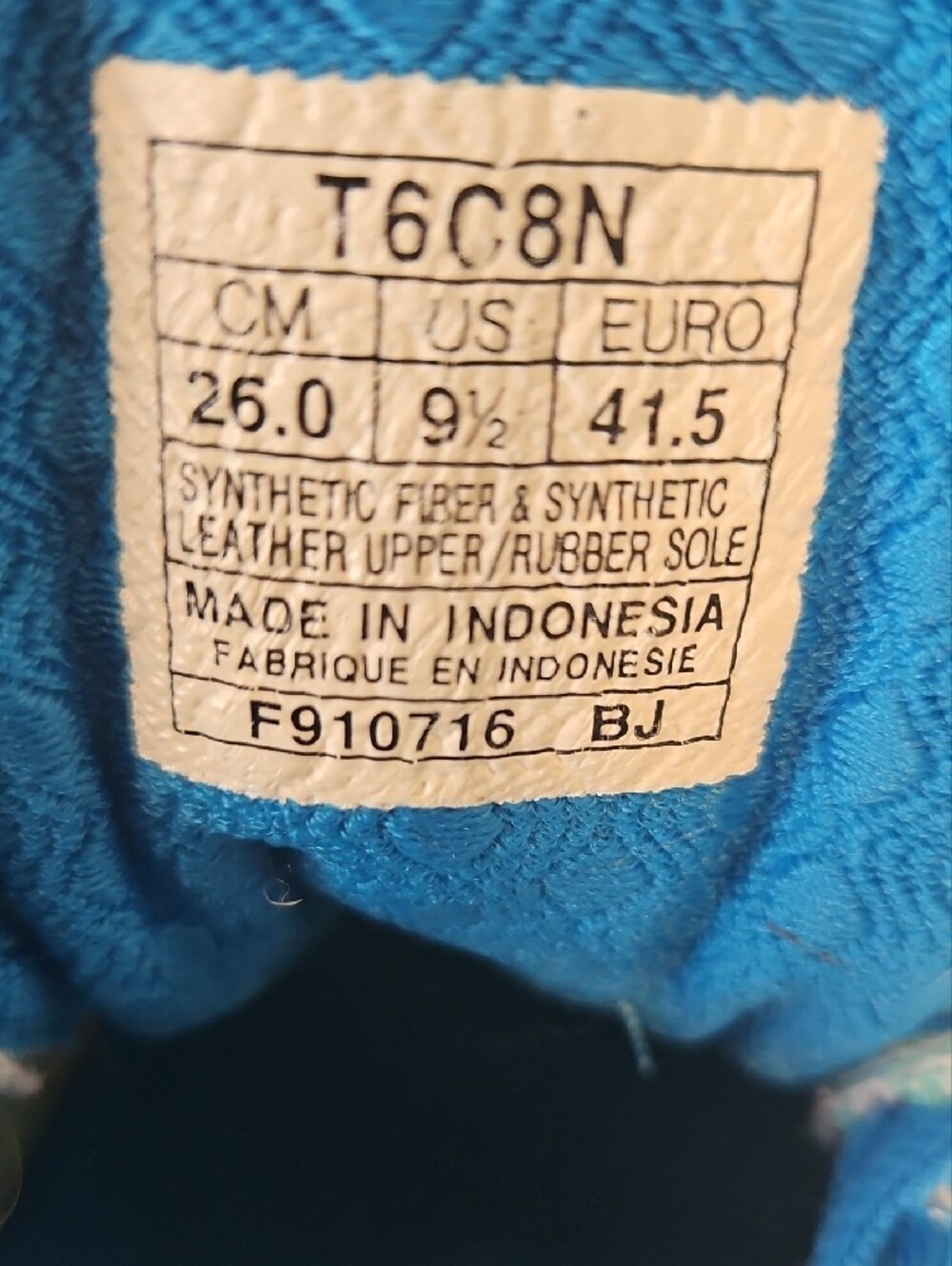 Asics Turquoise Blue Athletic Running Shoes with Pink Accents - Picture 10 of 10
